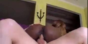 Anal White On Black