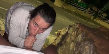 BLOWJOB IN THE STREET FOR MONEY