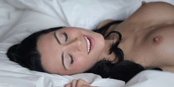 Sexy adult film of a beautiful couple having sex together