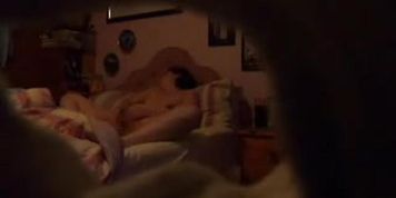 Homemade amateur voyeur vid with wife masturbation