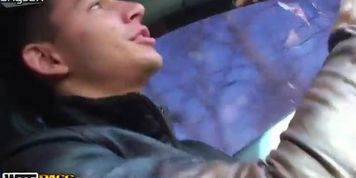 Hot and sexy college girl in Russia is talked into cock sucking