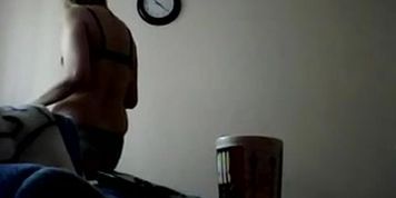 Girl get dressed on hidden cam