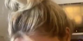 hot blonde cheating wife sucking after work I found her at meetxx.com