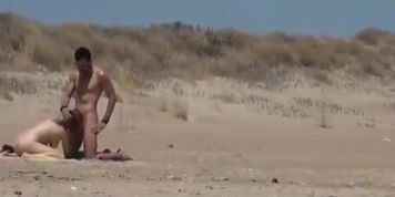 Public sex party at the Nude Beach