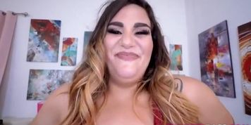This girl is an Amazon bbw with perfect white booty