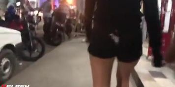 Cum on the ass and touch 7