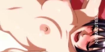 Horny hentai minx gets fucked rough