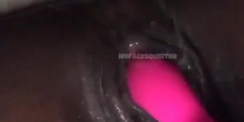 Gushing ebony big clit squirt 