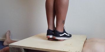 Ball crushing sneakers