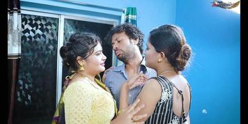 Desi Groom Fucking His Wife And Her Stepmother Hot Threesome