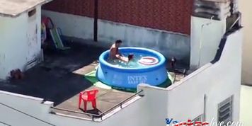 Hidden cam fucking on the roof