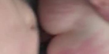 young amateur couple fucks doggy style with spanking and cumshot