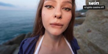 Pov: Anal with Stranger on the Rocks. Anal Creampie. Public Sex.