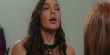 Gal Gadot in Black Lingerie