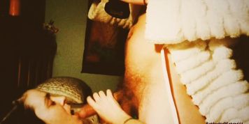 he smokes while i deep throat his lovely cock
