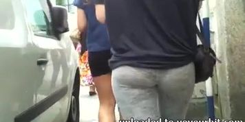 Transparent leggings.