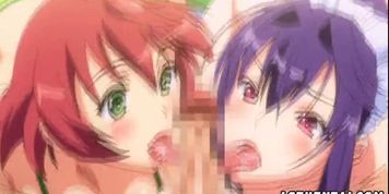 Hentai sex episode with two stepsisters