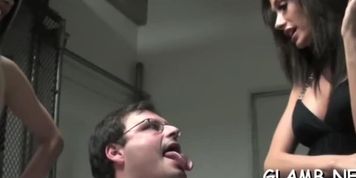 Goddess Randi and friend femdom spitting smoking worship