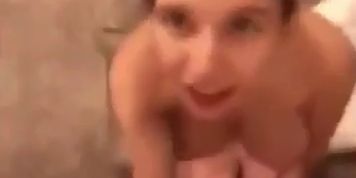 Hot Tit Girl Gives BJ