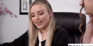 Busty Penelope Kay with Anna Claire kissing and pussy licking 69 (Anna Claire Clouds)