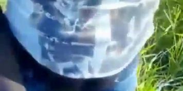 Brazilian hooker fucked by customer in outdoor