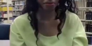 Teen Ebony Flashing Pussy Watch more of her at UlaCam com