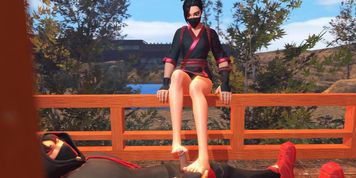 Fortnite Tickling with Red Jade's Toes By Oscarkim123