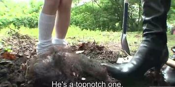 Subtitled Japanese principal outdoor burial pee baptism