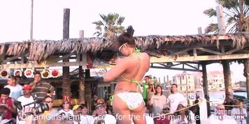 Bikini Contest Turns Raunchy When Girls Start Showing Pussy (Texas Presley)