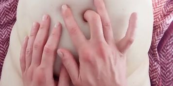 POV Belly Massage and Belly Button Fingering, Couple Massage