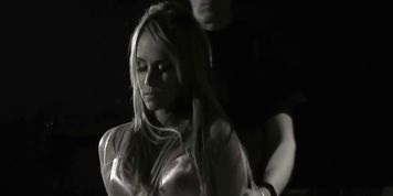 Enslaved teen blonde fucked from behind in bondage sub day (Aleska Diamond, Young slave)
