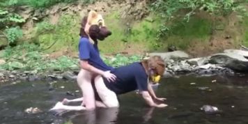 Makai And Ferric Goes To The Creek