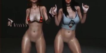 Two Women Dancing