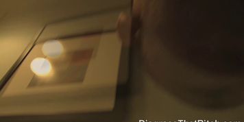 Disgrace That Bitch - Spycamed in a shower and fucked