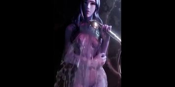 Widowmaker Tenticle Loop Overwatch (Blender Animation W/Sound)