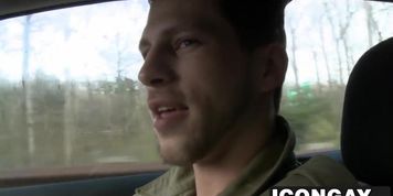 Hitchiker Roman Todd bangs DILF Rodney Steeles tight asshole