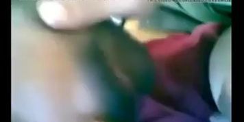 Step mother showing her ass in car