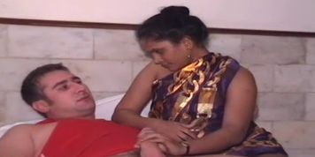INDIANREALPORN - Desi Indian MILF first interracial porn