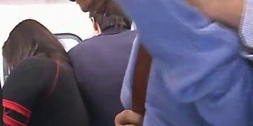 Schoolgirl groped by Stranger in a train (A. Train)