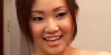 cute Japanese girl seduce deliver boy - video 3