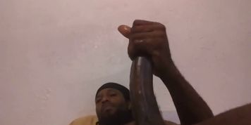 BBC Stroking with cumshot