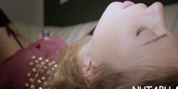 Sex loving teen and a big toy