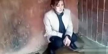 Trashed chick makes a good puddle in the corner