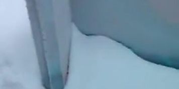 reverse perspective-two teen girls filming win ...