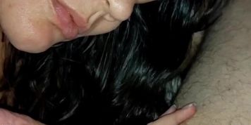 Dick Gobbler Ms. Tailor Swallows Cum (Close Up Blowjob)