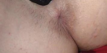 Getting fucked with big black dildo and having multiple orgasms