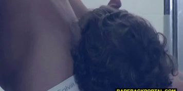 Bareback Gays Have Some Bathroom Fun