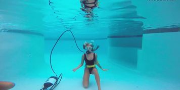 Hottest underwater erotics with a Russian teen girl Katya