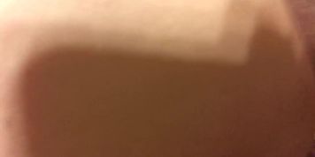 Daddy fucking me with his thick dick and filling my tight cunt and rubbing it as it flows out 
