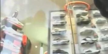 Teen panties upskirt with long haired bombshell in the local shop